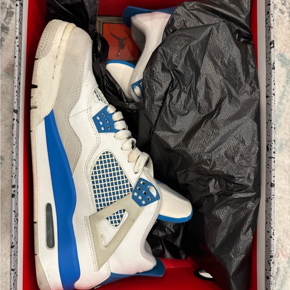 Air Jordan 4s Military Blue Sneakers